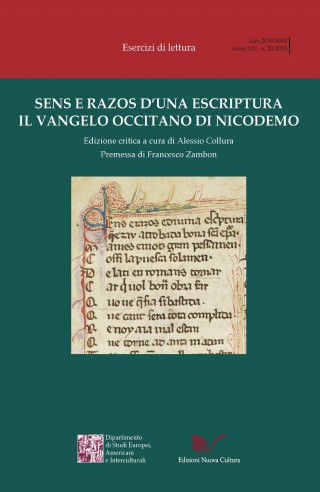 Couverture de «SENS E RAZOS D’UNA ESCRIPTURA». IL VANGELO OCCITANO DI NICODEMO